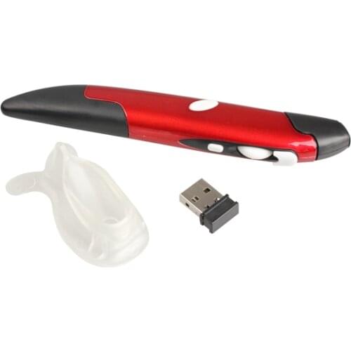 Mini 2.4GHz Wireless Pen Mouse Mice Optical Pen Pad Tablet PC Air Mouse Adjustable DPI Vertical Mause Sem Fio w/ USB Receiver