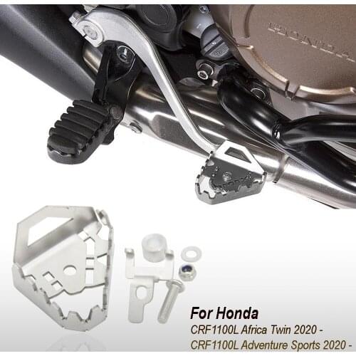 NEW CRF 1100 L Adventure Sports Brake Lever Extension Pedal Step Tip Plate Enlarge Extender For Honda CRF1100L Africa Twin 2020