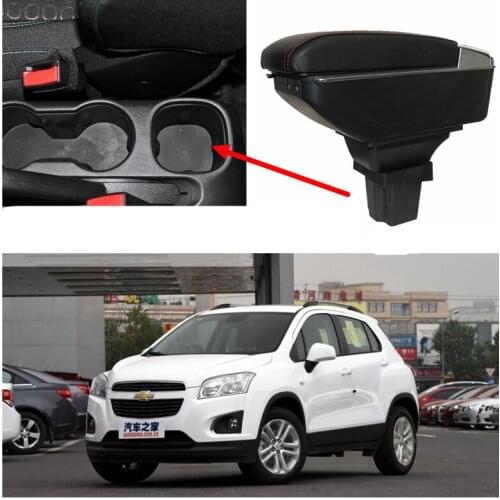 For Chevrolet Trax armrest box central Store content box products interior decoration Storage Center Console accessories