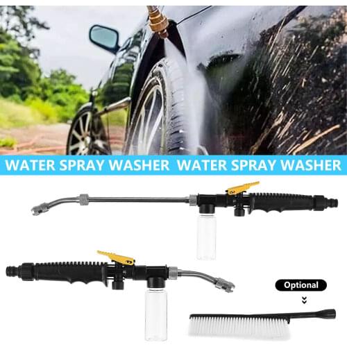 Garden Water Gun Water Jet Nozzle Fan with Spray bottle brush Nozzle Safely Clean High Impact Washing Wand Water Spray Washer