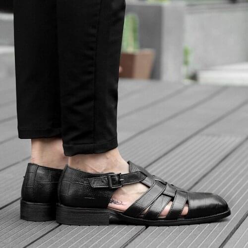Mens Sandals Casual Roman Sandals Men For 2020 Sandalle Homme Work Beach Male Sandal Sandalia Masculino Man 2019 Summer