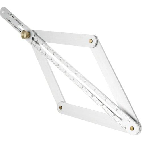 Angle Divider Aluminium Alloy Miter Angle Measuring Ruler Woodworking Flooring Tile Tool