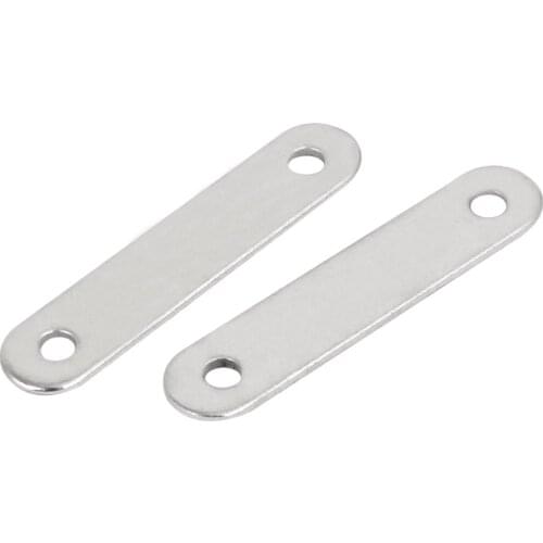 Uxcell 38mm x 8mm Metal Straight Corner Brackets Flat Mending Repair Plates 10PCS