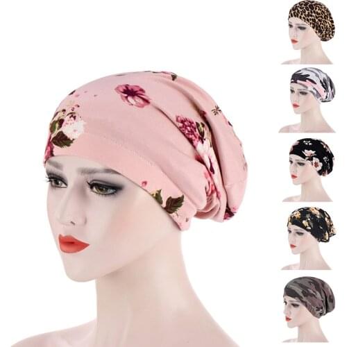 Hair Satin Lined Cap For Sleeping Shower Cap Silk Bonnet Bonnet Women Night Sleep Cap Head Cover Wide Elastic Band Moslima Women