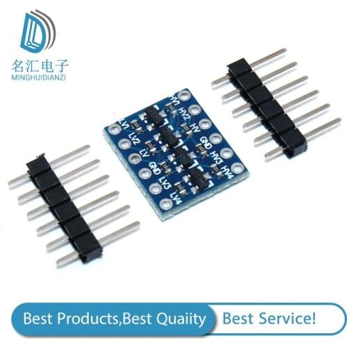 10pcs 4 channel IIC I2C Logic Level Converter Bi-Directional Module 5V to 3.3V