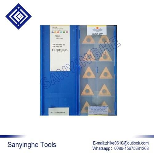 Free shipping high quality sanyinghe 10pcs/lots YBC251 TCMT220408-HR cnc carbide turning inserts
