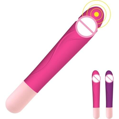 18cm Stick Slim Dildos Vibrators For Women Masturbator Clitoris Vaginal Ball Anal Plug Massager Sex Toys Adults Erotic Machine