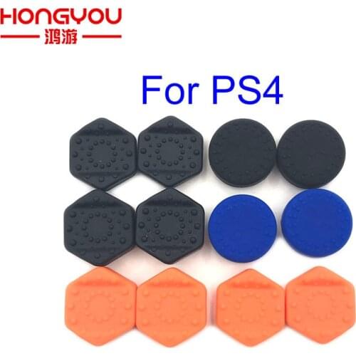 2pcs Silicone Analog Thumb Stick Grips Cover for PlayStation 4 PS4 Pro Slim for PS3 Controller Thumbstick Caps for Xbox 360
