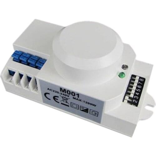 220V 360 Degree Microwave Sensor Light Switch Induction Microwave Motion Sensor Switch Vibration Sensor