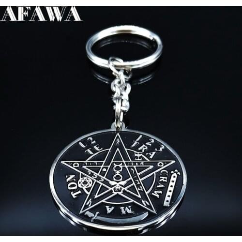 Fashion Women Skull Stainless Steel Keyrings for Women Black Color Key Chains Jewelry llaveros K77584B