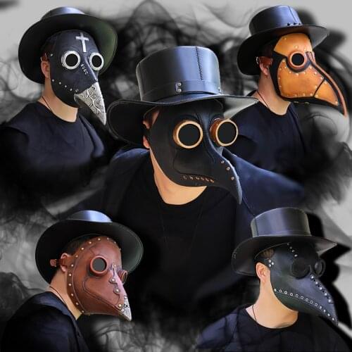 Halloween Plague Beak Mask Steampunk Beak Doctor Mask Halloween Fashion Cosplay Anime Mask Fashion Mask for Men anti dust face