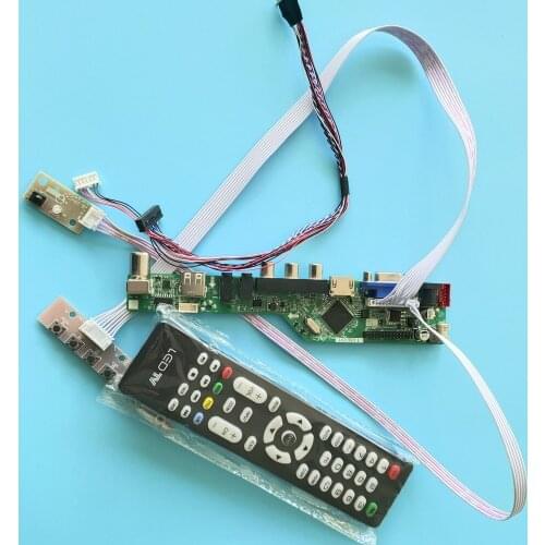 Kit for LP116WH1 TL 1366x768 TV Controller Doard LED VGA LCD LVDS AV USB Panel Remote Screen Audio HDMI 40pin Display Monitor