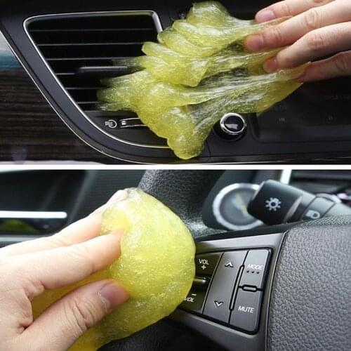 New 60ml Auto Car Cleaning Pad Glue Powder Cleaner Magic Cleaner Dust Remover Gel Home Computer Keyboard Clean Tool