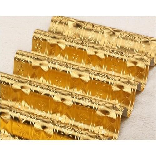 Beibehang Fashion classic decorative painting three-dimensional gold foil indoor bedroom living room papel de parede wallpaper