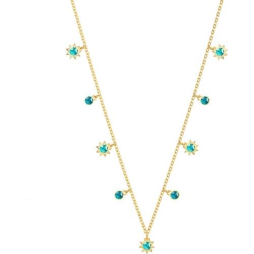 MANDY 2019 Original Autumn Crystal New Adjustable Bohemian Neck Necklace Luxury Jewelry Women 5379716