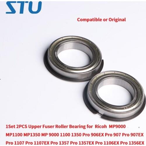 1Set 2PCS New Upper Fuser Roller Bearing for Ricoh MP 9000 1100 1350 Pro 1356 1357 1106 1107 907 906 906EX MP9000 MP1350 MP1100