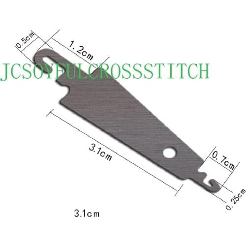 NWY 10 pcs Steel Hook needle threader help for hand sew Ribbon embroidery cross x stitching sewing DIY craft needlework set