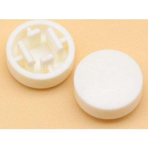 200pcs/lot A25 Plastic Tactile Switch Button Caps Push Key Cap Convex Style 3.6*9.8mm ( for 12*12*7.3mm Tact Switch )