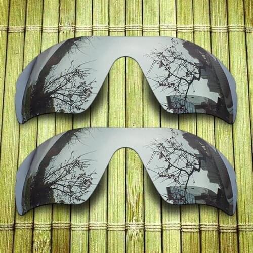 Polarized Replacement Lense For-Oakley Radar Path Sunglasses Frame True Color Mirrored Coating - 2 x Chrome Combine Options