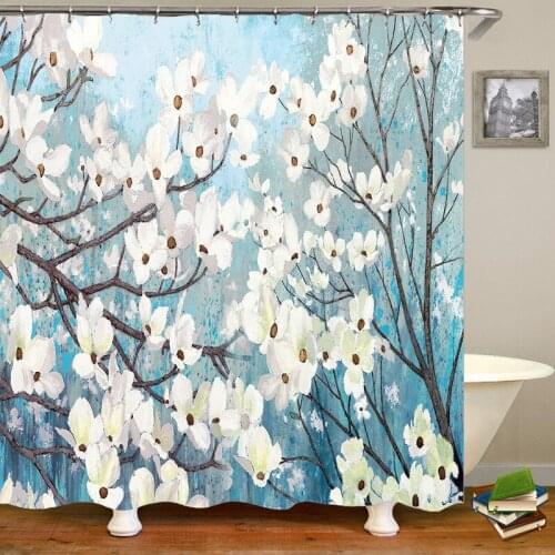Rose Tree Shower Curtains