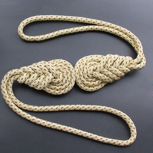 1Pc Weave Curtain Tieback Spot Twisted Curtain Holder Buckle Rope Home Decorative Handmade Braid Bandage Cilp Room Accessorie