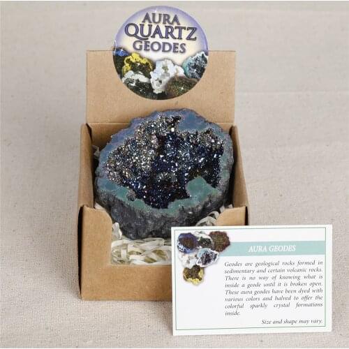 Sporadic 1pcs Natural Quartz Geode Cluster Crystal Stones Specimen Home Decor Agate Stones Crystal Animal Stone