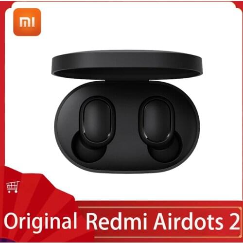 Original Xiaomi Redmi Airdots 2 TWS Earphone Wireless bluetooth 5.0 Earphone Stereo Noise Reduction Mic Voice Control