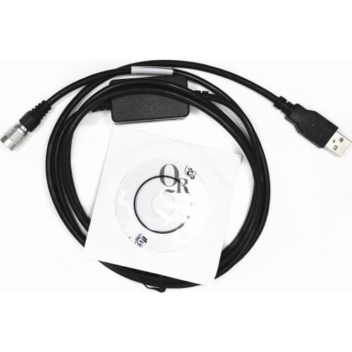 USB Download Data Cable For Nikon Total Stations 6pin DTM-322 NPL-332 USB Cable WIN7/8 Win10 ALL SYSTEMS