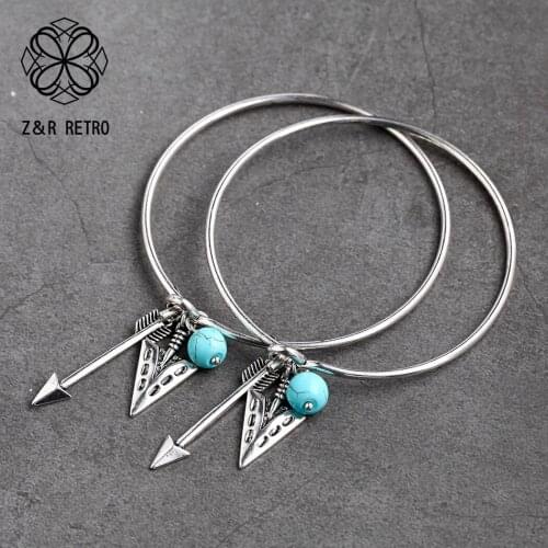 Синие браслеты Z&R RETRO China At AliExpress