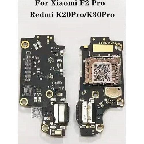 Original For Xiaomi F2 Pro Redmi K20Pro K30Pro Quick Charge USB Charging Port Charger Board Flex Cable+Microphone Headphone Jack