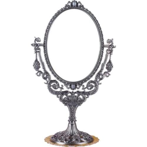 The 2019 hot sale Large-sized high definition European makeup mirror desktop vintage double princess vanity desk mesa mirror