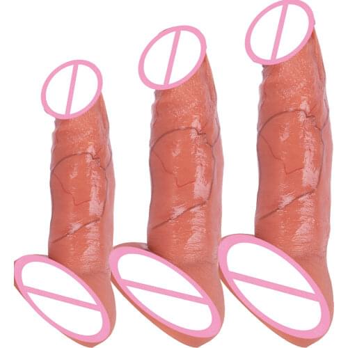 Huge Realistic Dildo Powerful Suction Cup Sex Product Soft Silicone Penis Sex Toys for Woman Big Fake Dick Female Masturbation