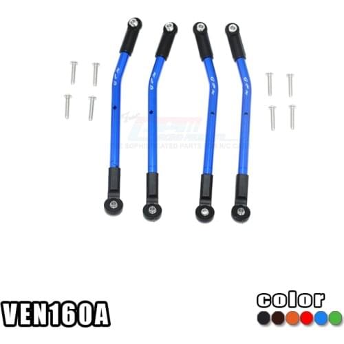 1/10 HPI VENTURE 116564 ELECTRIC 4WD TOYOTA FJ CRUISER ALLOY ADJUSTABLE UPPER & LOWER SUSPENSION LINKS -SET VEN160A