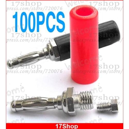 100PCS 4MM banana plug ADAPTER for Binding Post Speaker