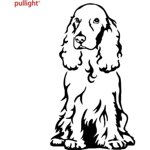 2017 New Style Hot Cocker Spaniel Dog Car Stickers Creative Vinyl Decal Motorcycle Car Styling Truck Decoration