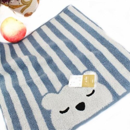3 Pcs/set Cotton Striped Square 35*35CM Baby Bath Towel Set Mini Stuff For Kids Childrens Face Towel Baby Supplies