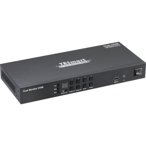 8-PORT HDMI KVM Switch support automatic switching