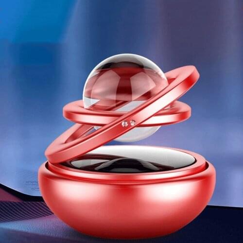 Car Double Loop Rotary Suspension Aromatherapy Diffuser Car Air Freshener-Interstellar Suspension Double Ring Fascinating Maglev