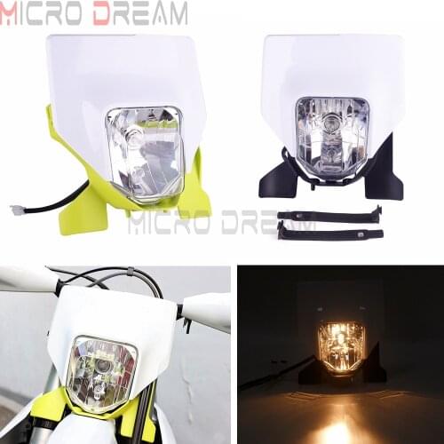 For FC FX te250 fe te tx fe350 125 250 350 450 501 300 2017-2021 Motocross Headlight Enduro Dual Sport Front Lighting Lamp Mask