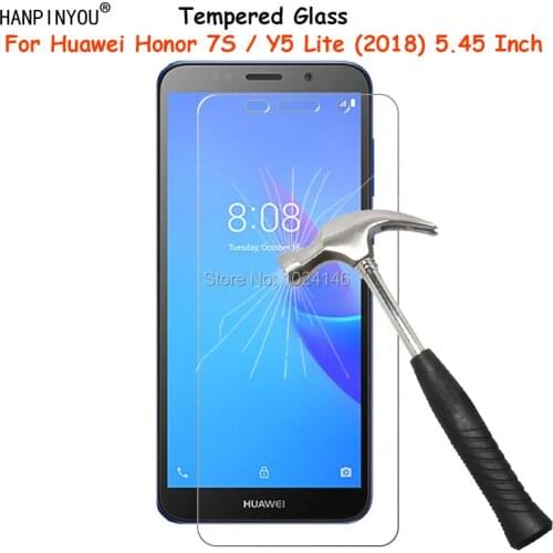 For Huawei Honor 7S / Y5 Lite Y5 lite 2018 5.45" Hard Tempered Glass Screen Protector Ultra Thin Explosion-proof Protective Film