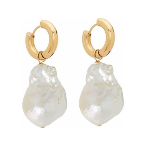 Huggie oorbellen bijoux acier inoxydable femme natural freshwater baroque pearls circle hoop round earrings for women jewellery