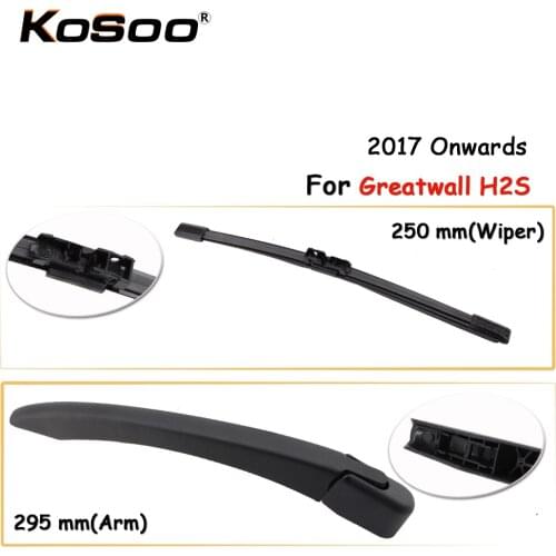 KOSOO Auto Rear Wiper Blade For Great Wall H2S,250mm 2017 Onwards Rear Windshield Wiper Blades Arm Car Accessories Styling
