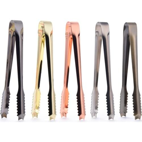 Premium 18/8 Stainless Steel Ice Tong with Teeth, 165mm/50g, Premium Barware / Tools, Cocktail Tools