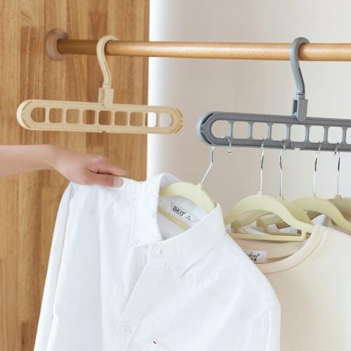 Multifunction Storage Hangers Clothing Rack Space Saving Hangers Folding Magic Hanger Hangers Closet Organizer Drying Racks