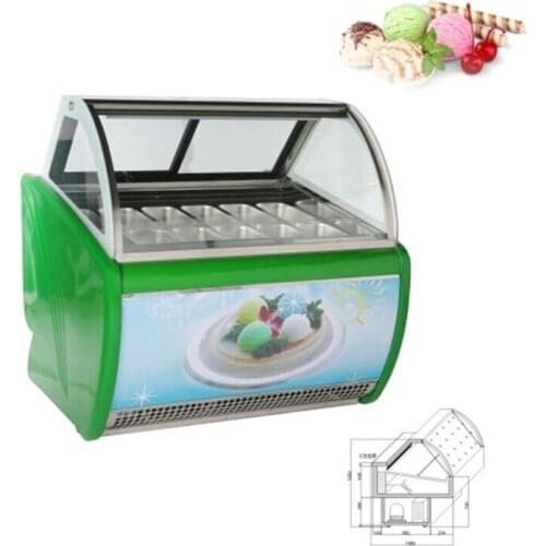 High quality display ice cream freezer 220V Ice Cream Refrigerator Display Freezer showcase