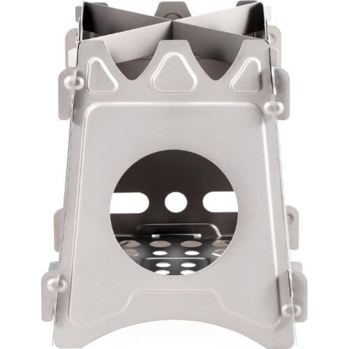 448D Outdoor Detachable Picnic Foldable Pot Holder Stove Camping Hiking Stove Ultralight Folding Pot Burner Stove Accessories