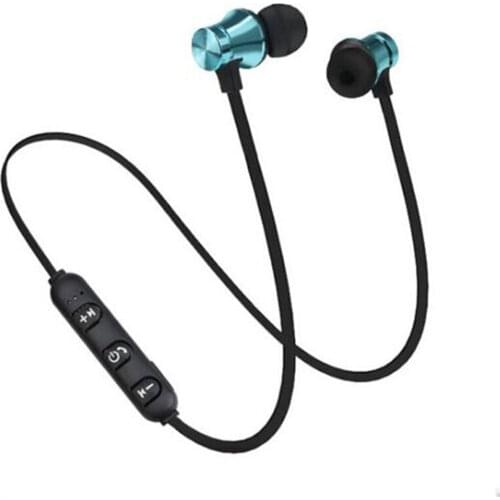 Sports Running Bluetooth Wireless Earphone Magnetic Headset With Mic Active Noise Cancelling Headset For Phones And Music Bass