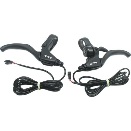 ZTTO E-Bike EMTB Brake Lever Electric bicycle Hall sensor Power off Brake Disc Brake Handle Aluminum Alloy lever Handlebar Pair