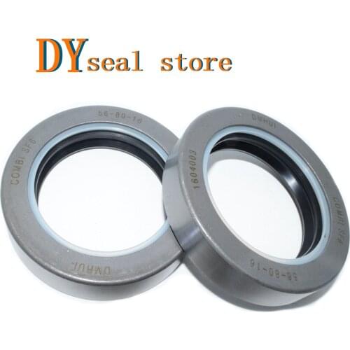 Agricultural machinery Shaft seal NBR+AU 56*80*16 Rubber Sealing ring Corteco/12018868B ISO 9001:2008