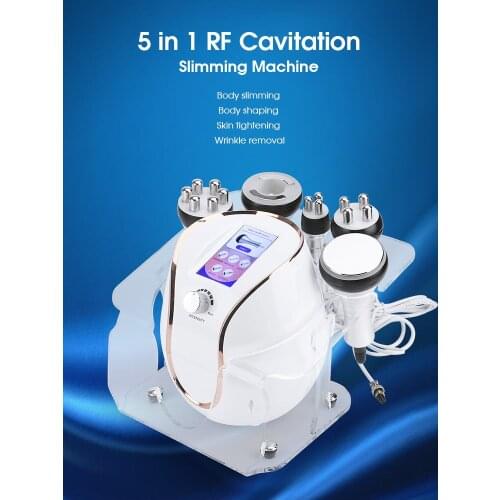 5in 1 vacuum rf 40k Cavitation body slimming machine arm leg abdomen weight loss fat machine